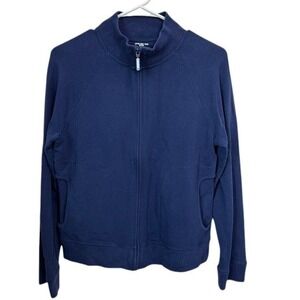Jones New York Sport Womens Full Zip Jacket Comfy Warm Everyday Layering Sz M‎